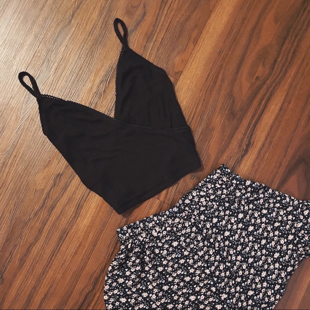 Urban Outfitters Cropped Wrap Cami